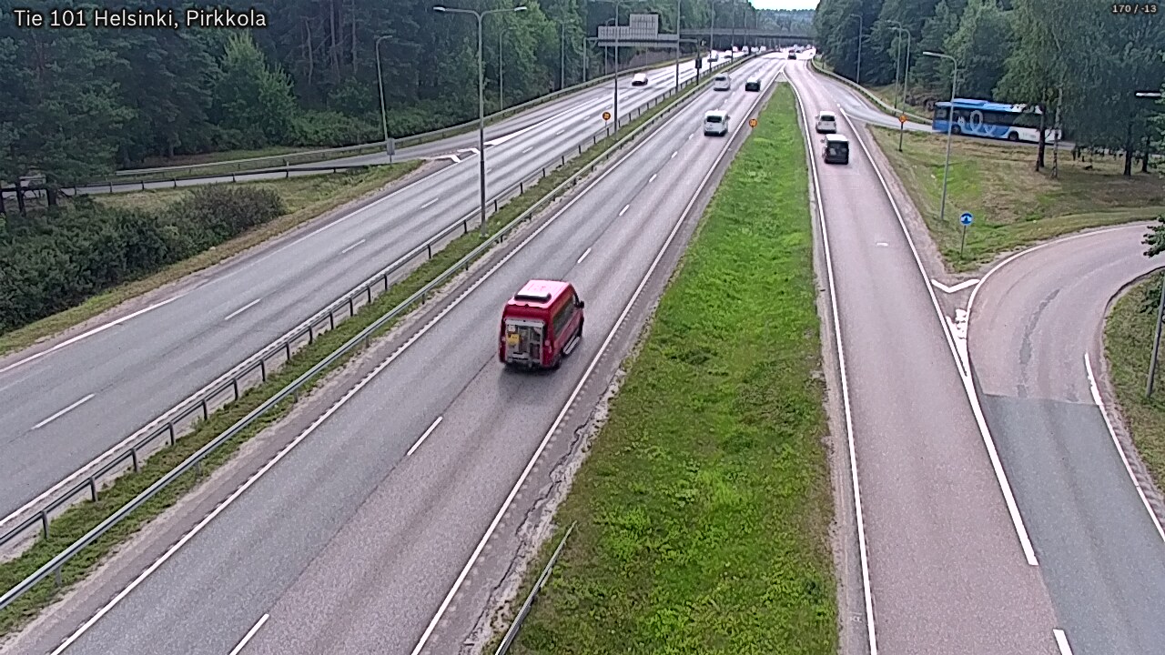 Weather Camera Image Väg 101 Helsingfors Britas, Helsinki, Uusimaa