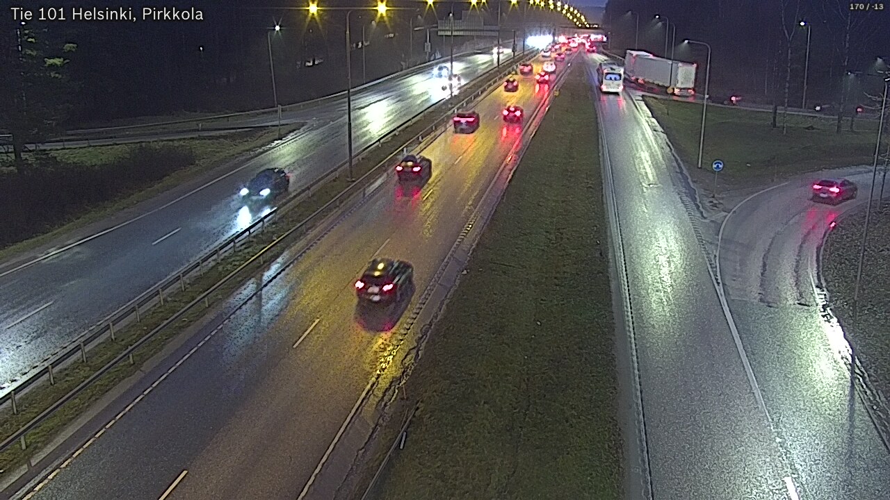Weather Camera Image Väg 101 Helsingfors Britas, Helsinki, Uusimaa