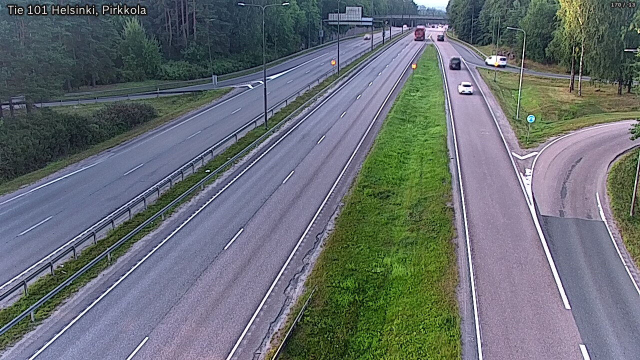 Weather Camera Image Väg 101 Helsingfors Britas, Helsinki, Uusimaa
