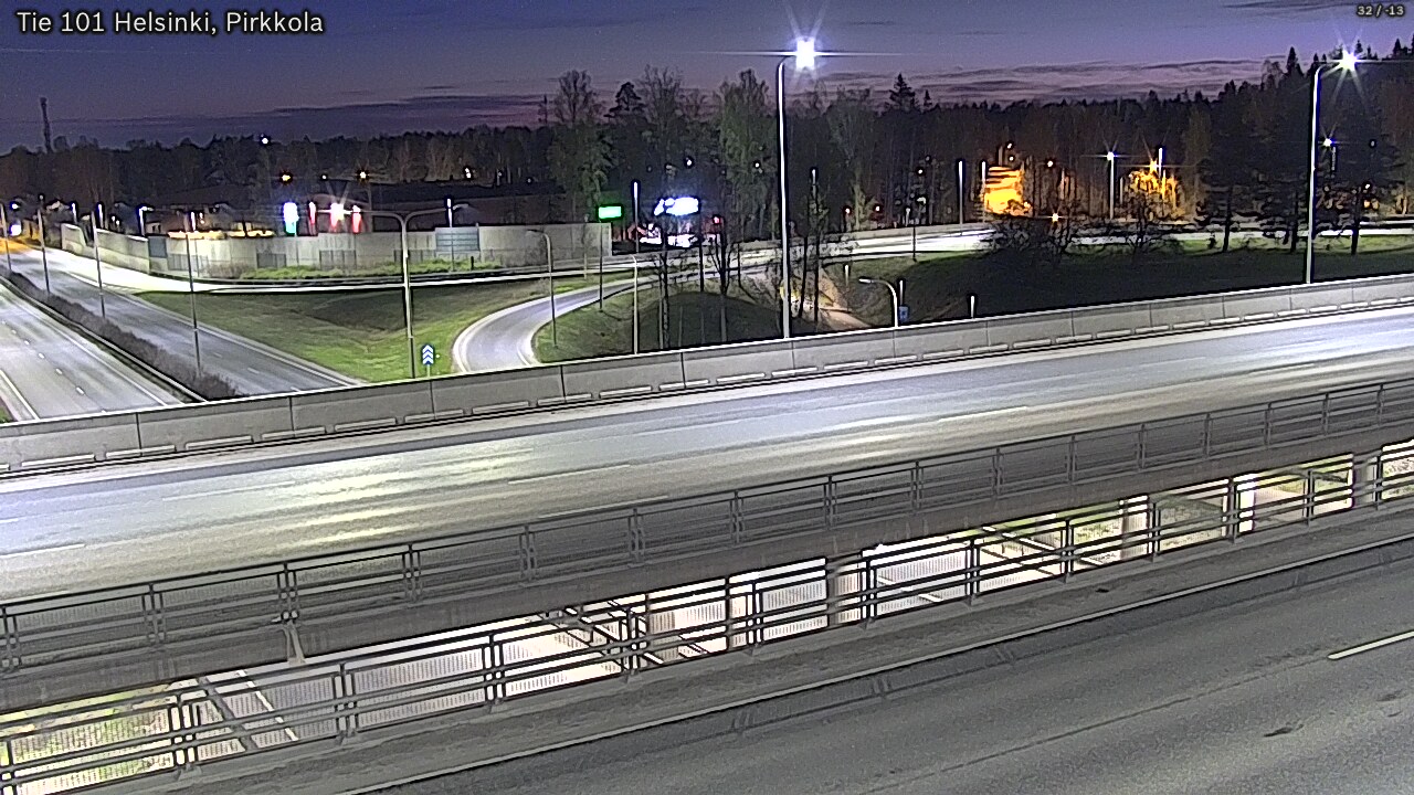 Weather Camera Image Road 101 Helsinki Pirkkola, Helsinki, Uusimaa