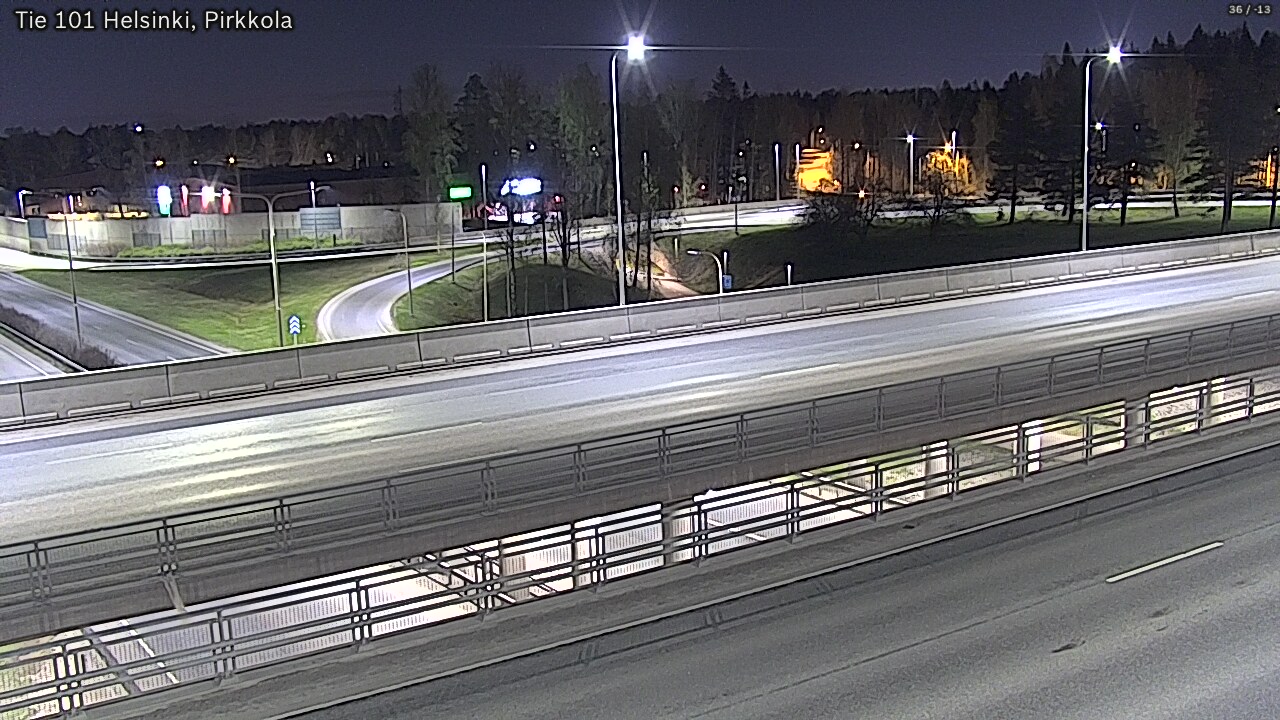Weather Camera Image Road 101 Helsinki Pirkkola, Helsinki, Uusimaa