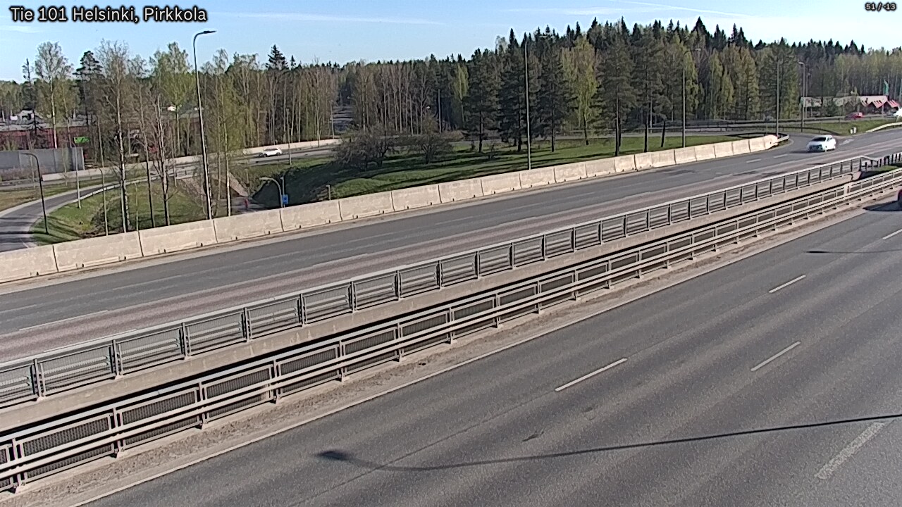 Weather Camera Image Väg 101 Helsingfors Britas, Helsinki, Uusimaa