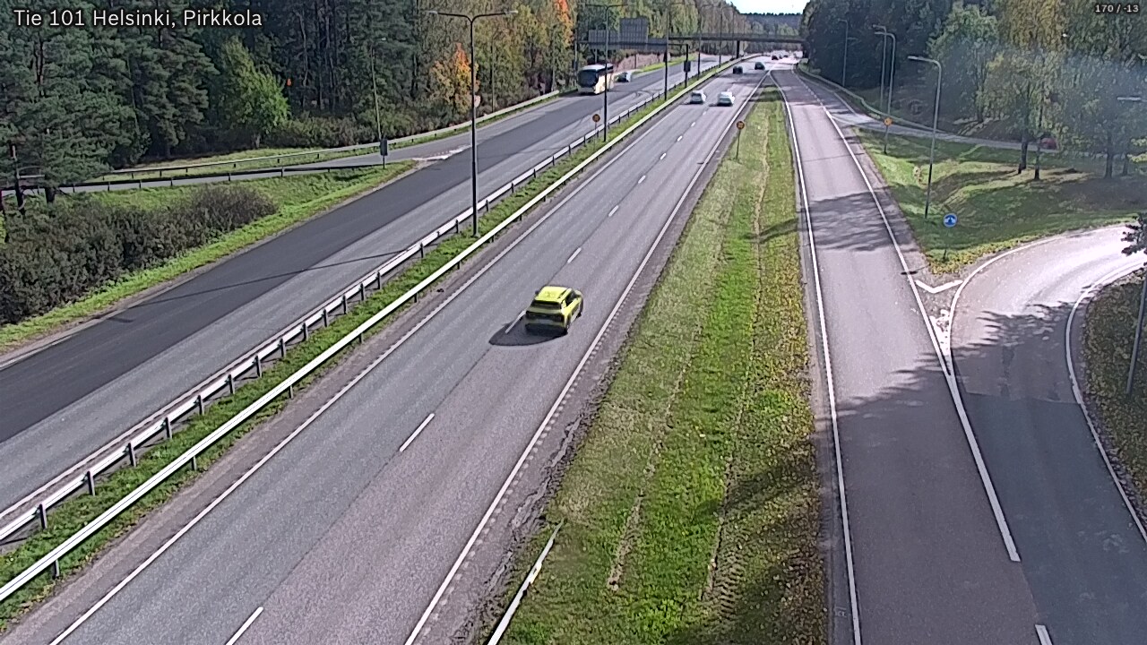 Weather Camera Image Väg 101 Helsingfors Britas, Helsinki, Uusimaa