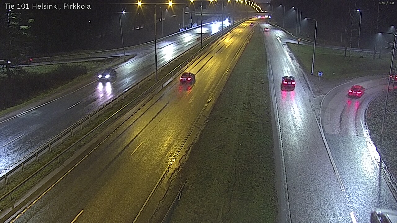 Weather Camera Image Väg 101 Helsingfors Britas, Helsinki, Uusimaa