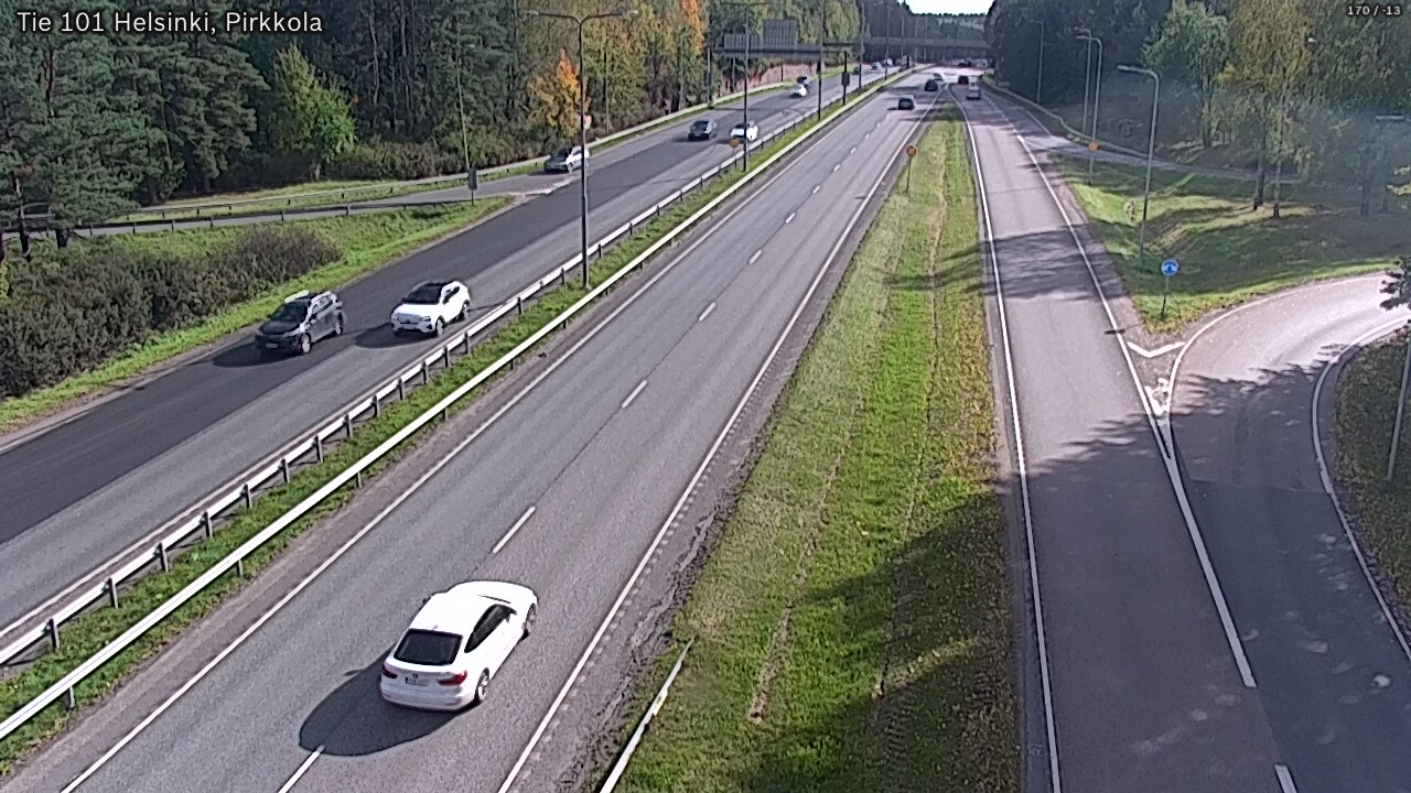 Weather Camera Image Väg 101 Helsingfors Britas, Helsinki, Uusimaa