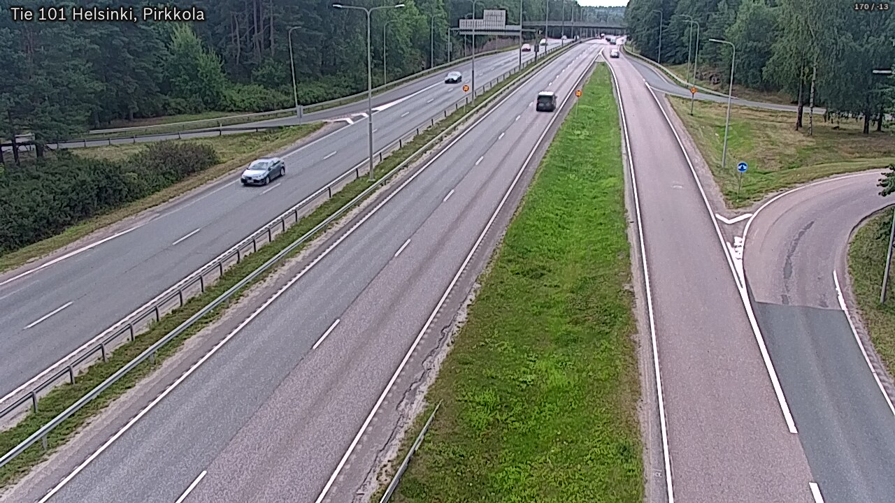 Weather Camera Image Väg 101 Helsingfors Britas, Helsinki, Uusimaa