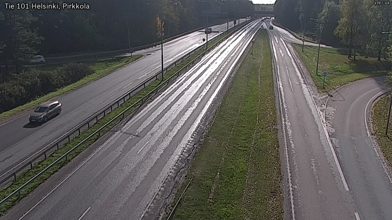 Weather Camera Image Väg 101 Helsingfors Britas, Helsinki, Uusimaa