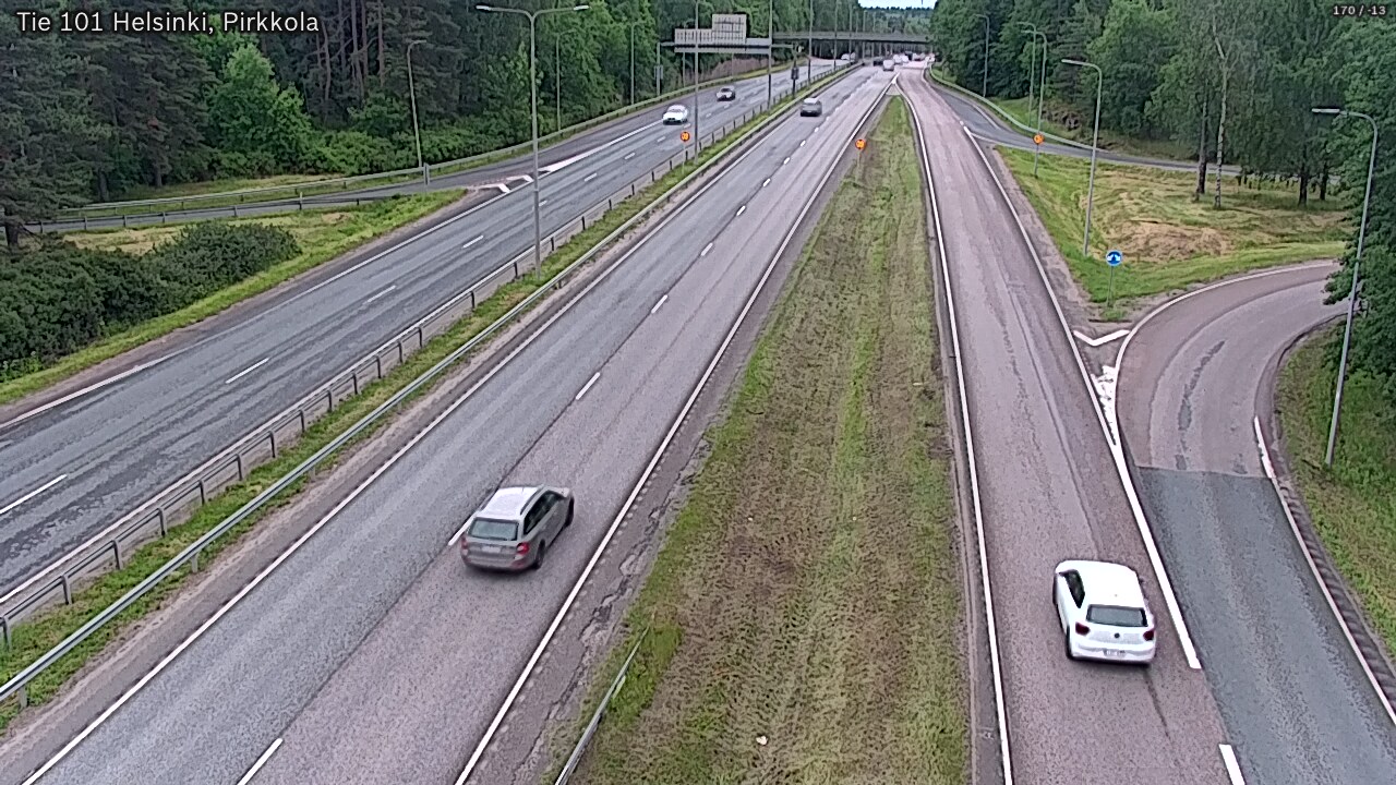 Weather Camera Image Väg 101 Helsingfors Britas, Helsinki, Uusimaa