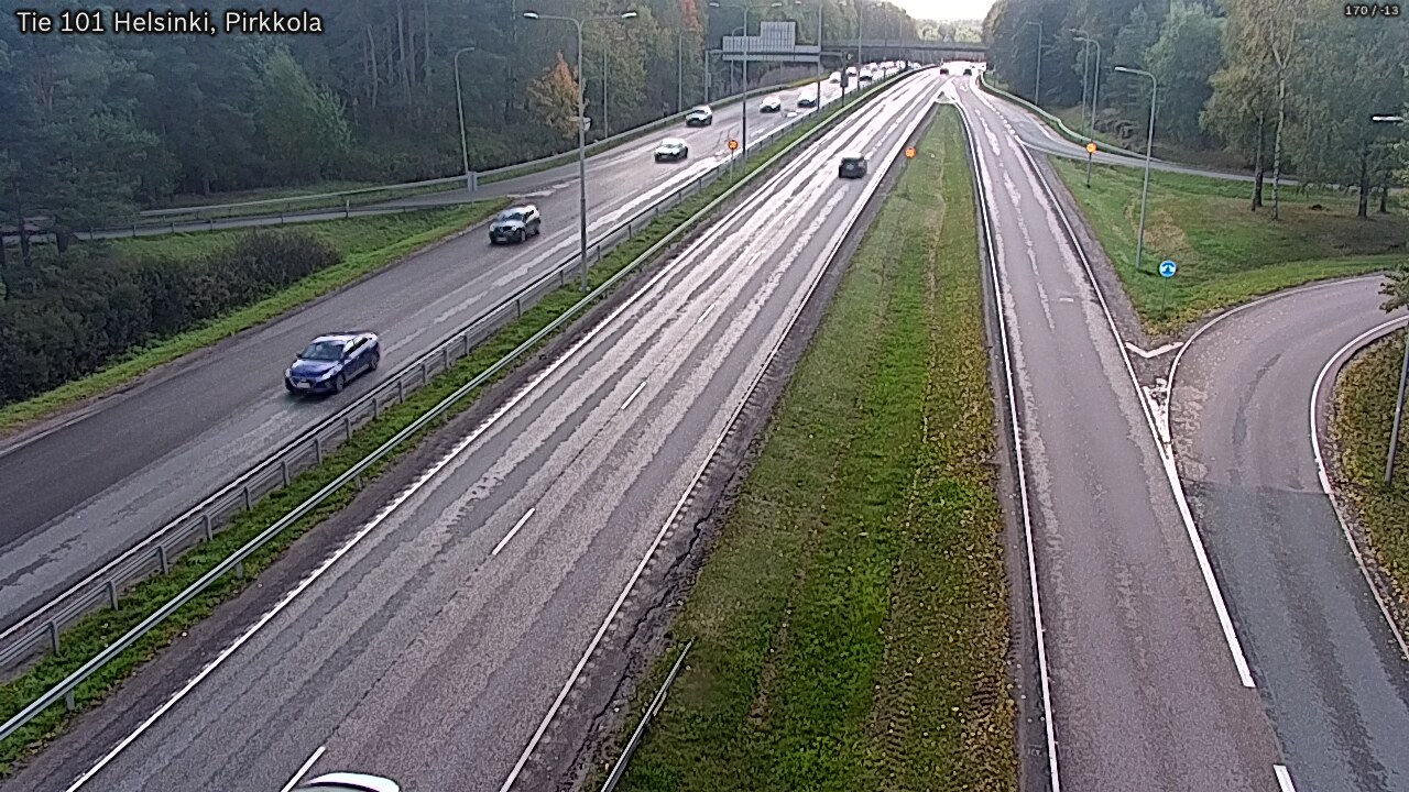 Weather Camera Image Väg 101 Helsingfors Britas, Helsinki, Uusimaa