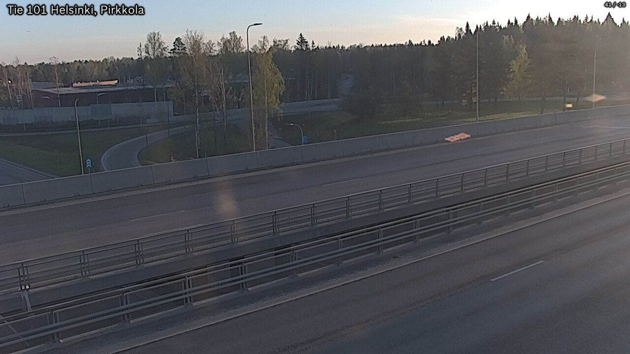 Weather Camera Image Road 101 Helsinki Pirkkola, Helsinki, Uusimaa
