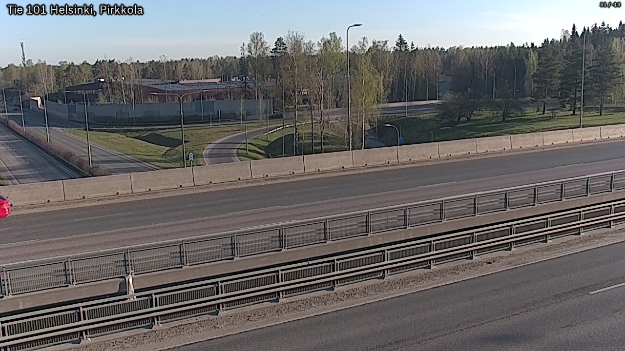 Weather Camera Image Road 101 Helsinki Pirkkola, Helsinki, Uusimaa