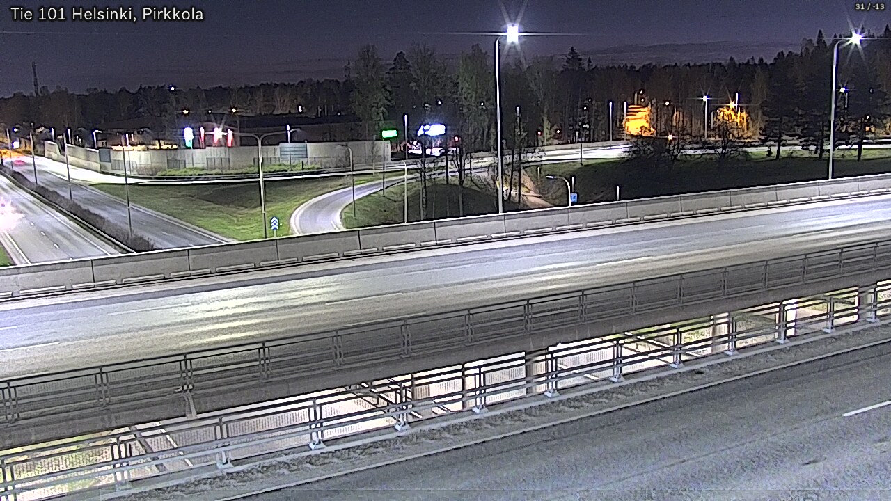 Weather Camera Image Road 101 Helsinki Pirkkola, Helsinki, Uusimaa