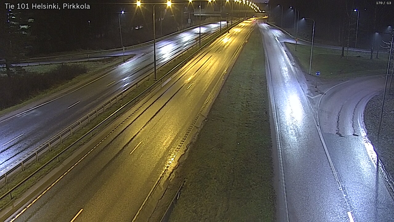 Weather Camera Image Väg 101 Helsingfors Britas, Helsinki, Uusimaa