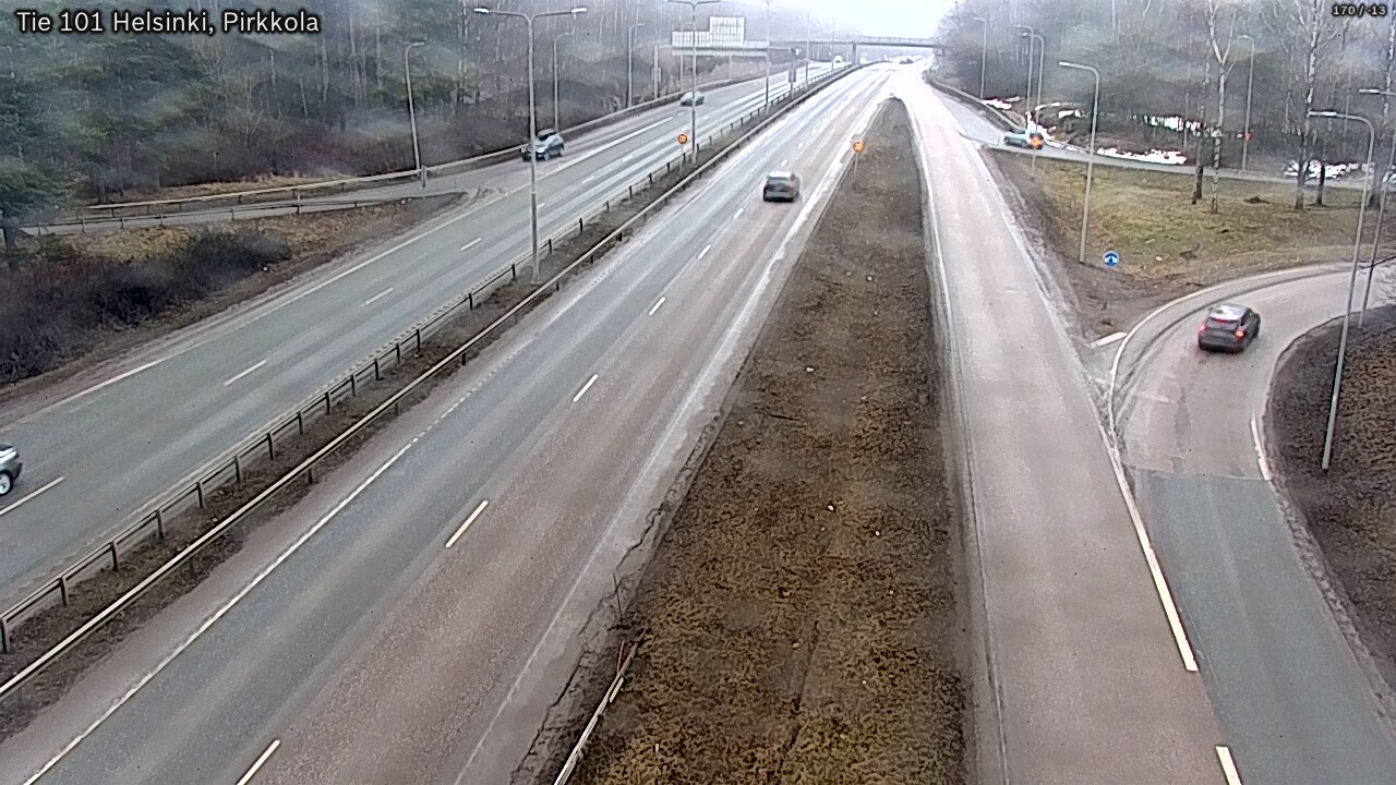 Weather Camera Image Väg 101 Helsingfors Britas, Helsinki, Uusimaa