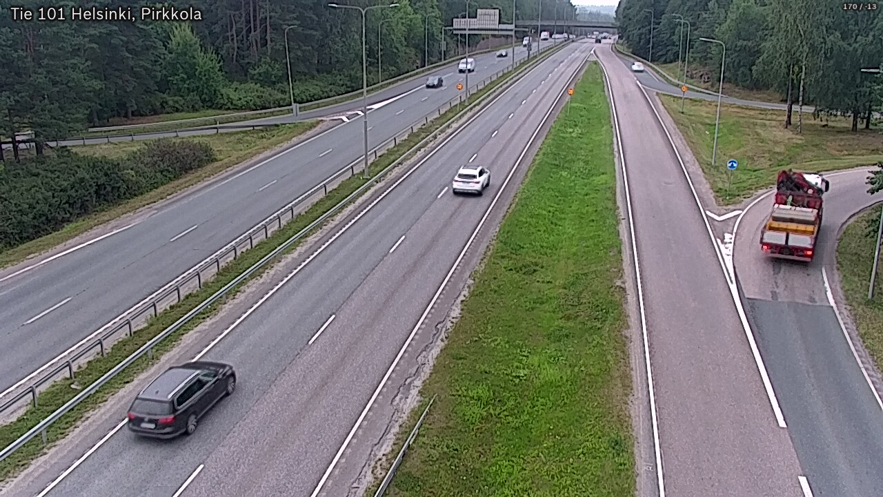 Weather Camera Image Väg 101 Helsingfors Britas, Helsinki, Uusimaa