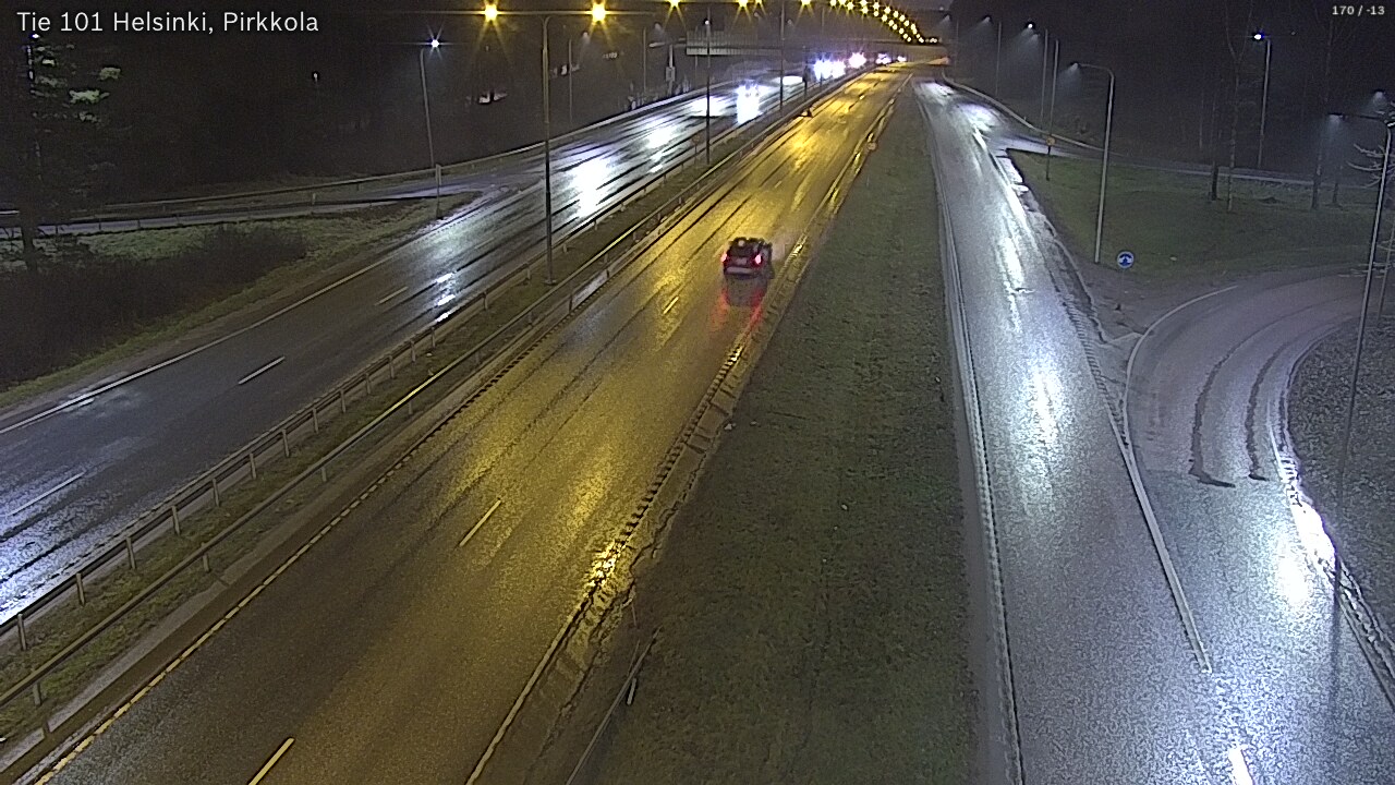 Weather Camera Image Road 101 Helsinki Pirkkola, Helsinki, Uusimaa