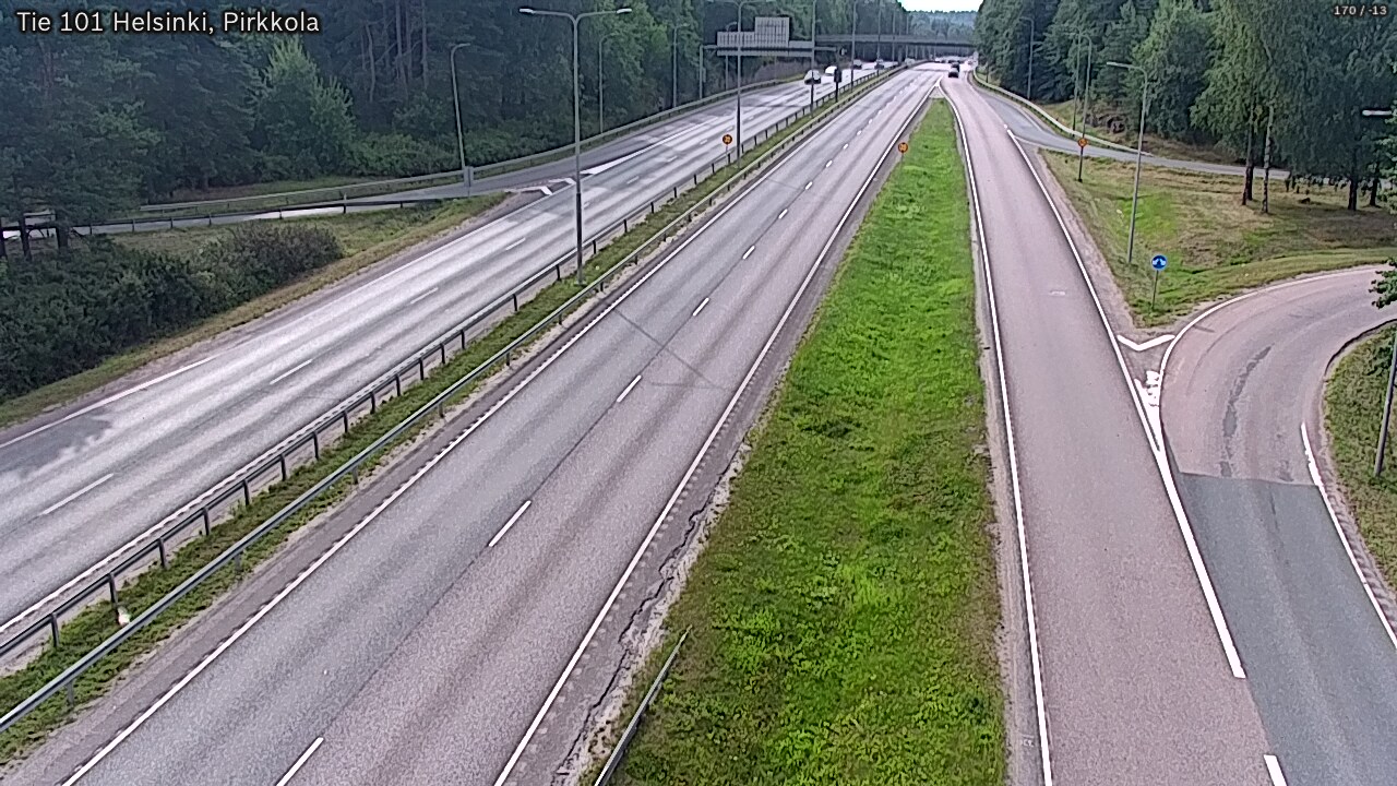 Weather Camera Image Väg 101 Helsingfors Britas, Helsinki, Uusimaa
