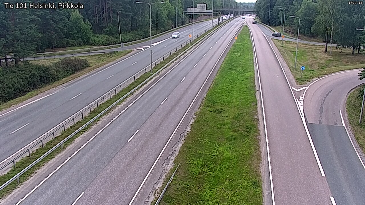 Weather Camera Image Väg 101 Helsingfors Britas, Helsinki, Uusimaa
