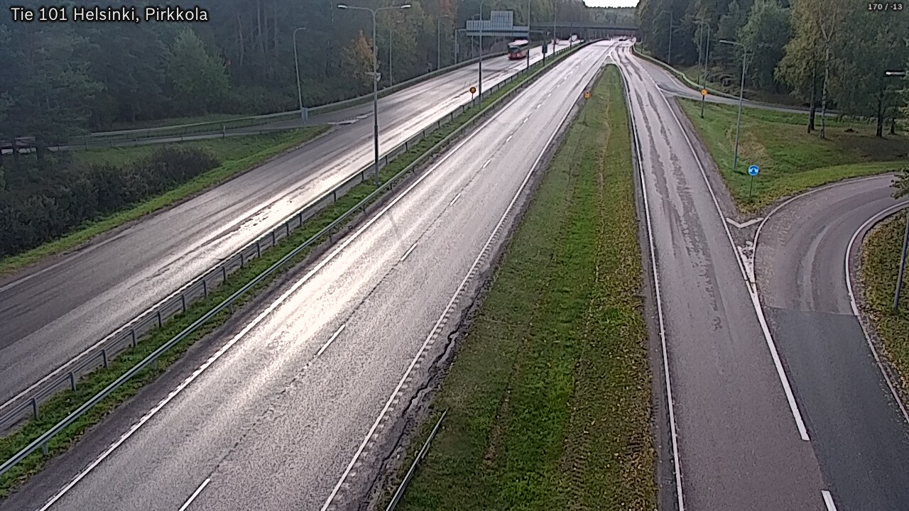 Weather Camera Image Väg 101 Helsingfors Britas, Helsinki, Uusimaa