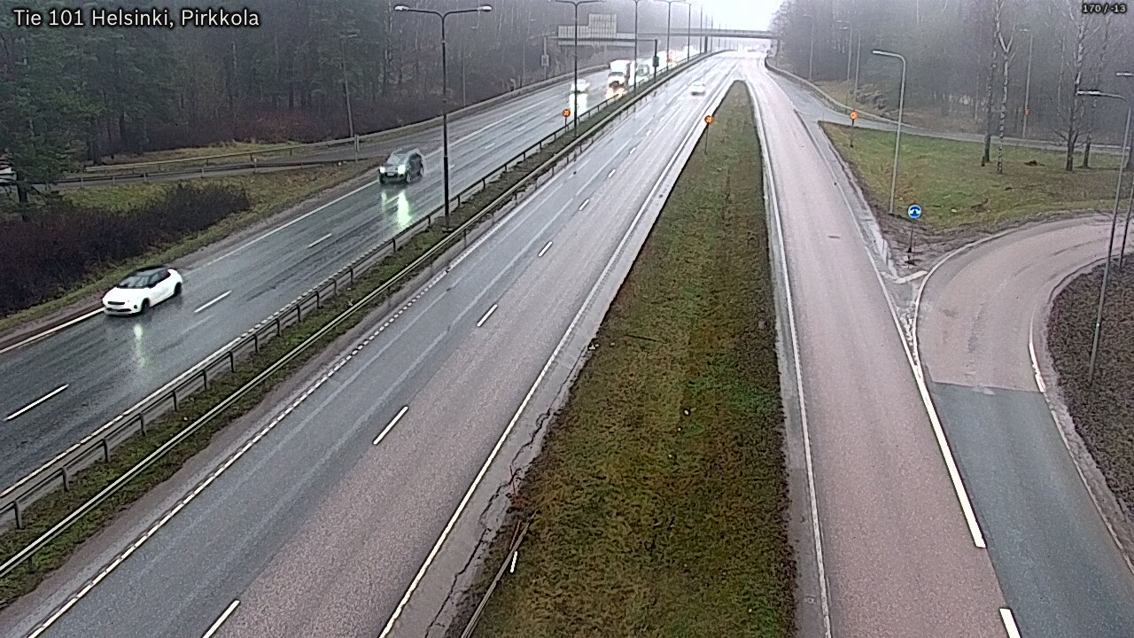 Weather Camera Image Väg 101 Helsingfors Britas, Helsinki, Uusimaa