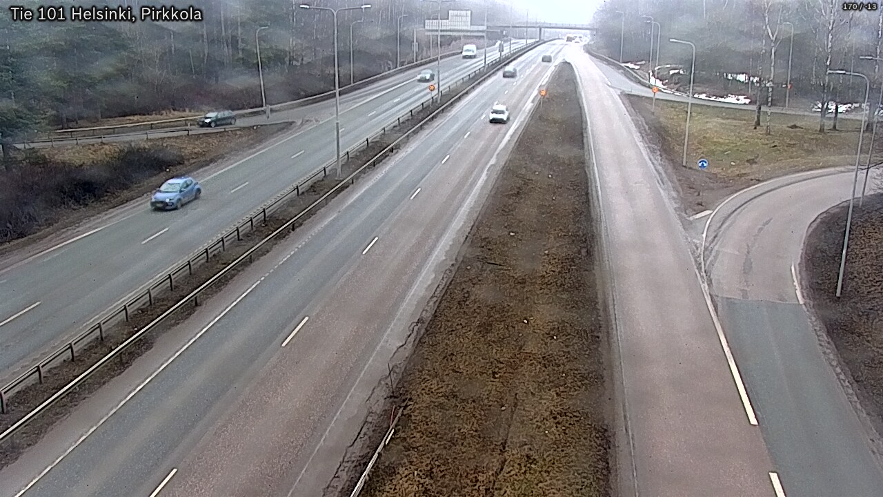 Weather Camera Image Väg 101 Helsingfors Britas, Helsinki, Uusimaa