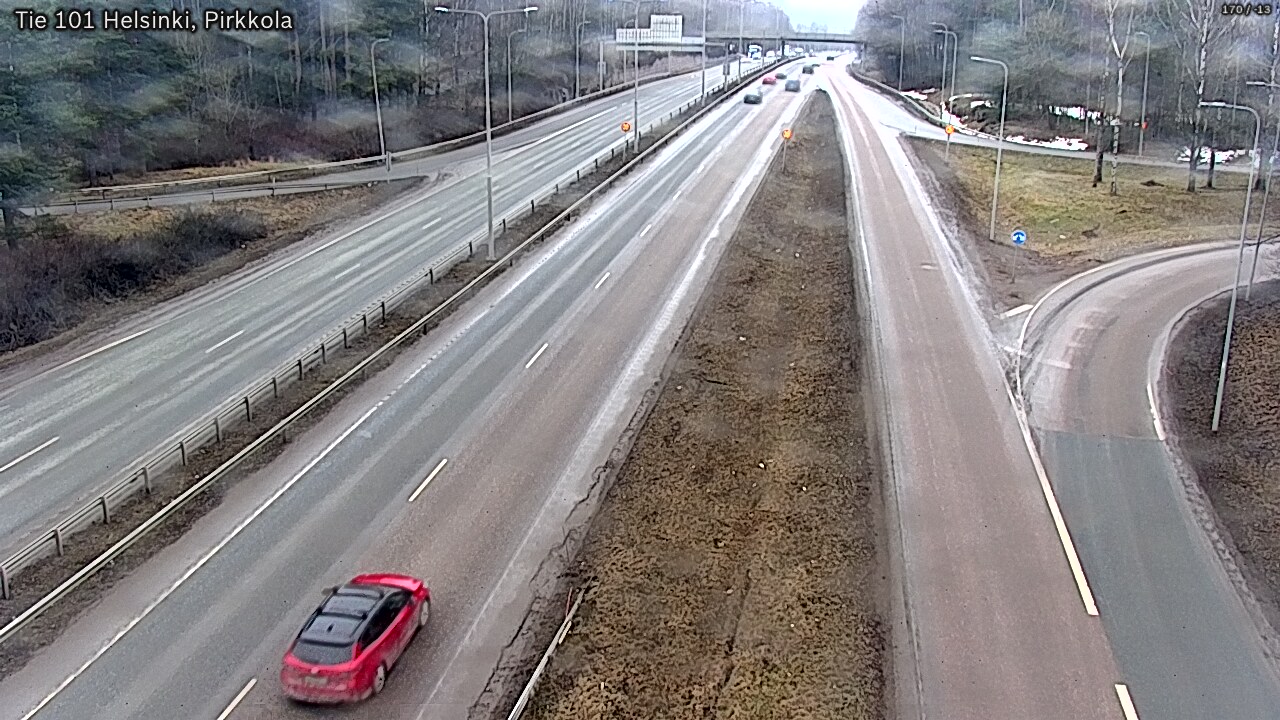 Weather Camera Image Väg 101 Helsingfors Britas, Helsinki, Uusimaa