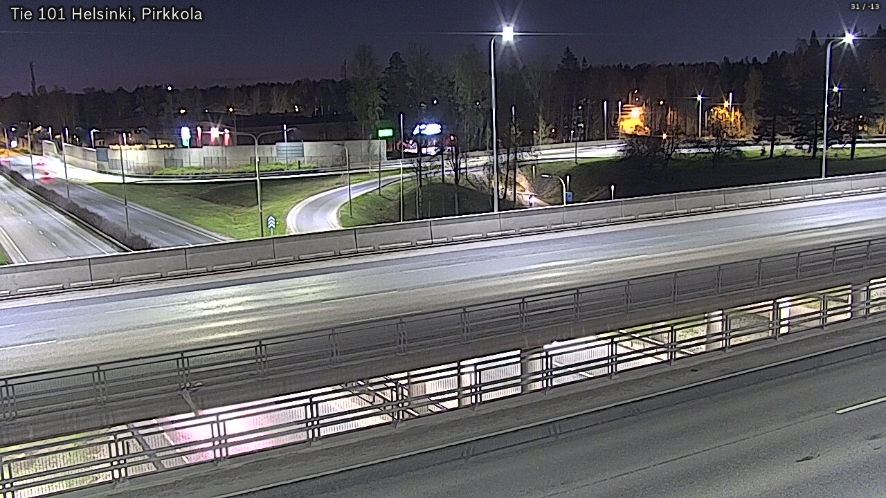 Weather Camera Image Road 101 Helsinki Pirkkola, Helsinki, Uusimaa