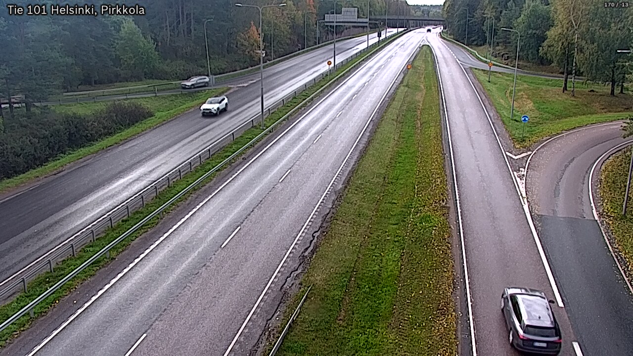 Weather Camera Image Väg 101 Helsingfors Britas, Helsinki, Uusimaa