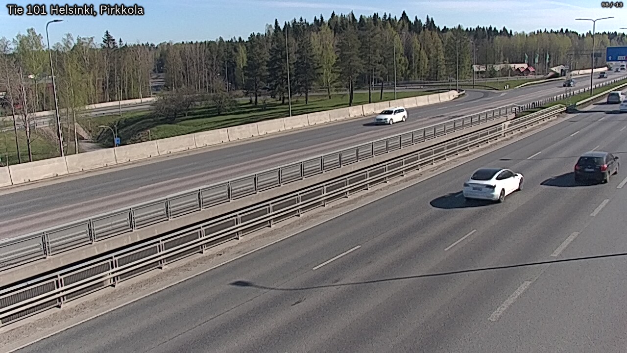 Weather Camera Image Väg 101 Helsingfors Britas, Helsinki, Uusimaa