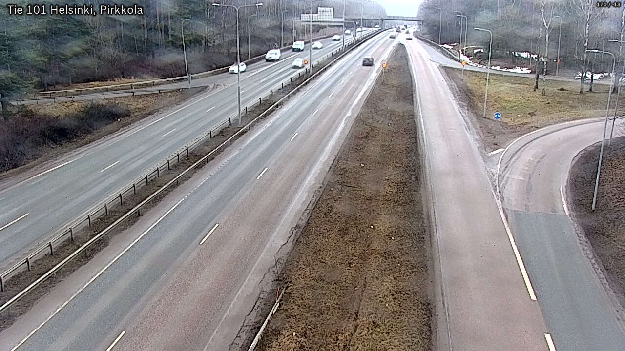 Weather Camera Image Väg 101 Helsingfors Britas, Helsinki, Uusimaa