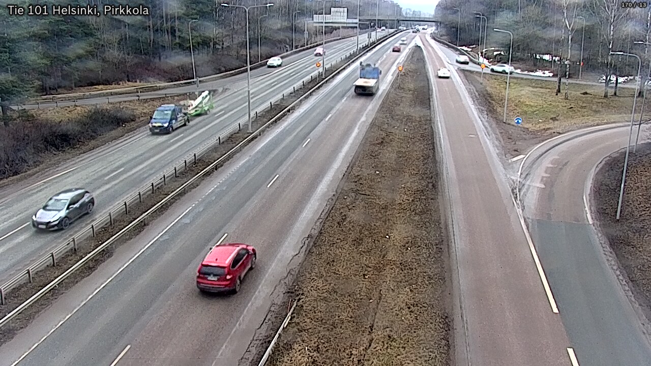 Weather Camera Image Väg 101 Helsingfors Britas, Helsinki, Uusimaa