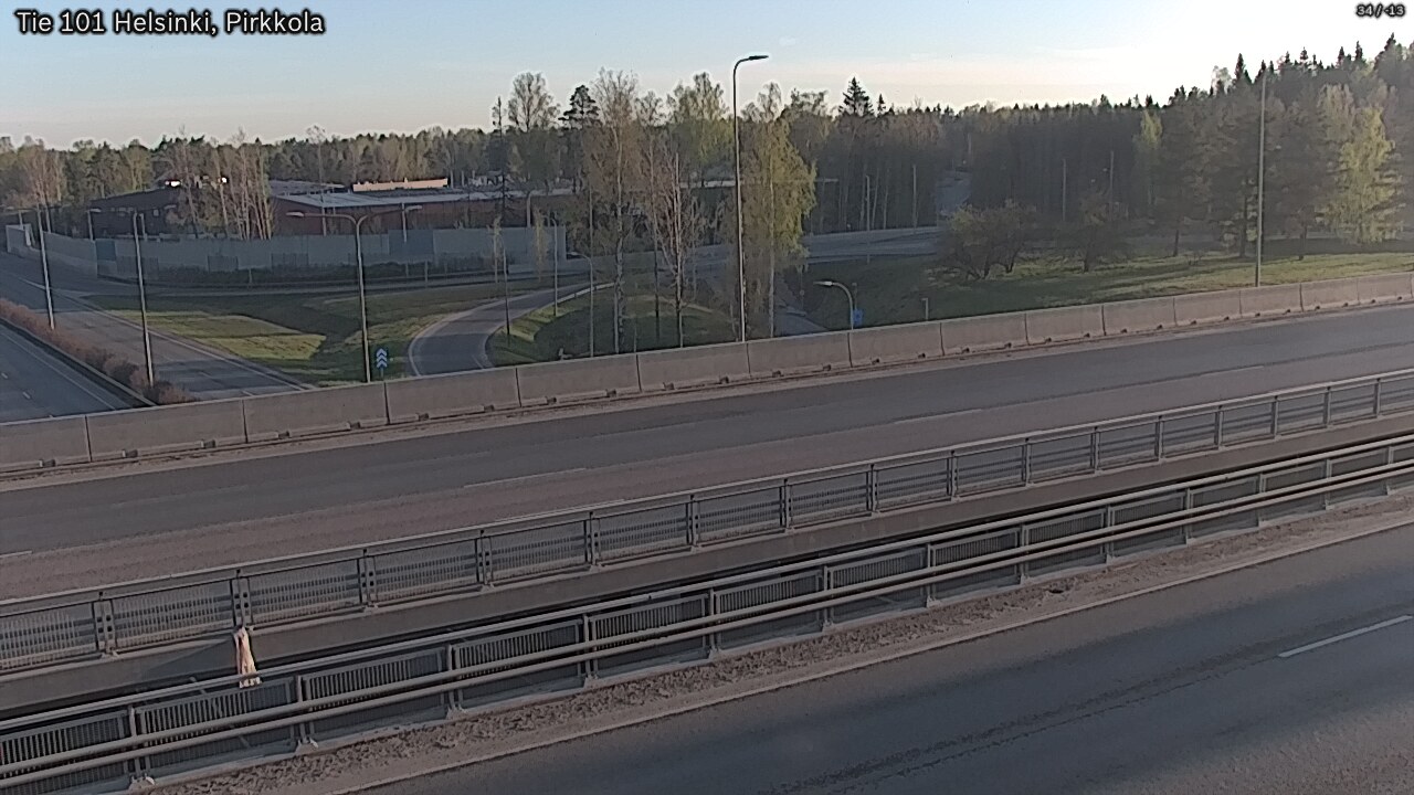 Weather Camera Image Road 101 Helsinki Pirkkola, Helsinki, Uusimaa