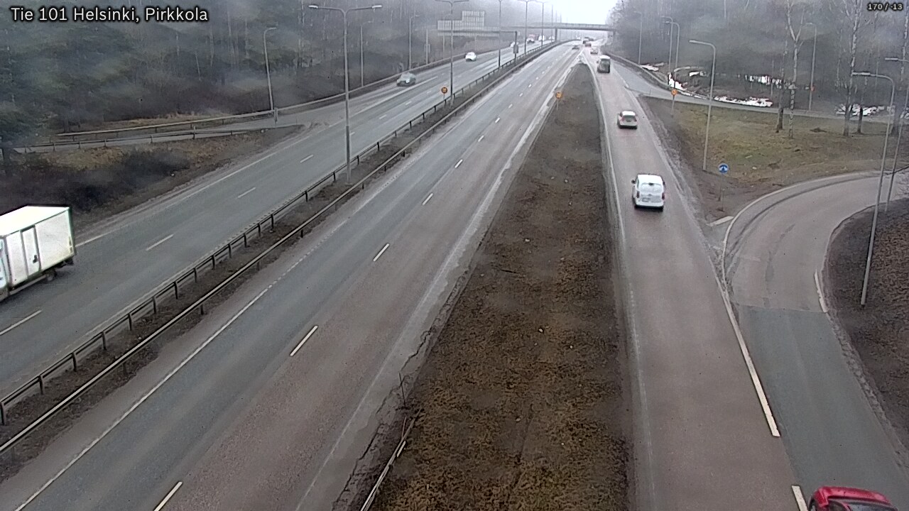 Weather Camera Image Väg 101 Helsingfors Britas, Helsinki, Uusimaa