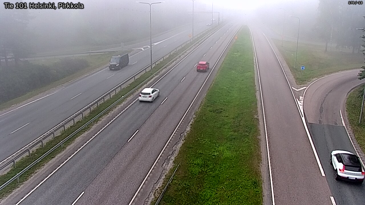Weather Camera Image Väg 101 Helsingfors Britas, Helsinki, Uusimaa