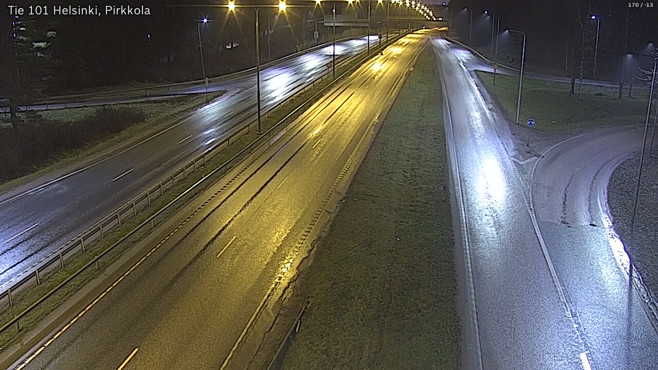 Weather Camera Image Väg 101 Helsingfors Britas, Helsinki, Uusimaa