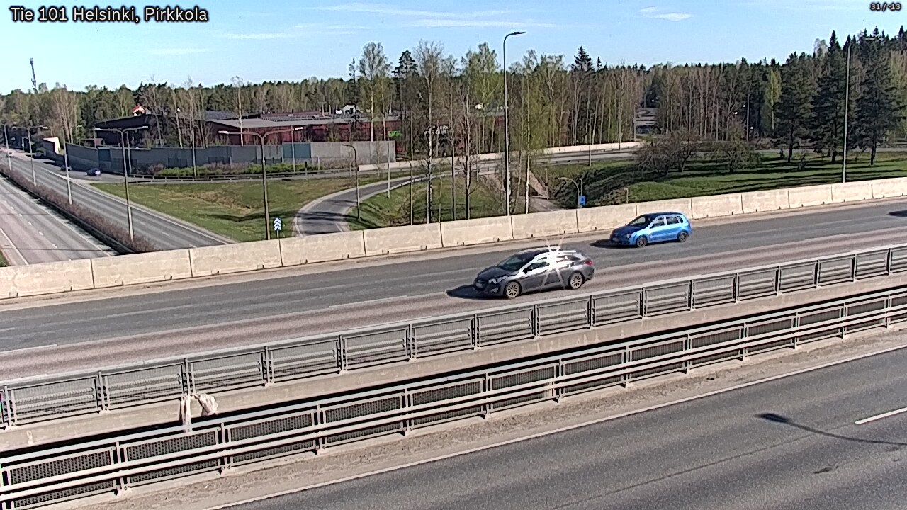 Weather Camera Image Väg 101 Helsingfors Britas, Helsinki, Uusimaa