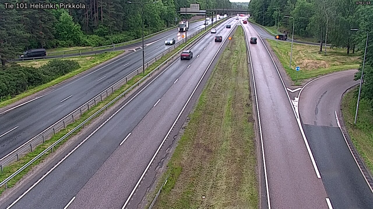 Weather Camera Image Väg 101 Helsingfors Britas, Helsinki, Uusimaa