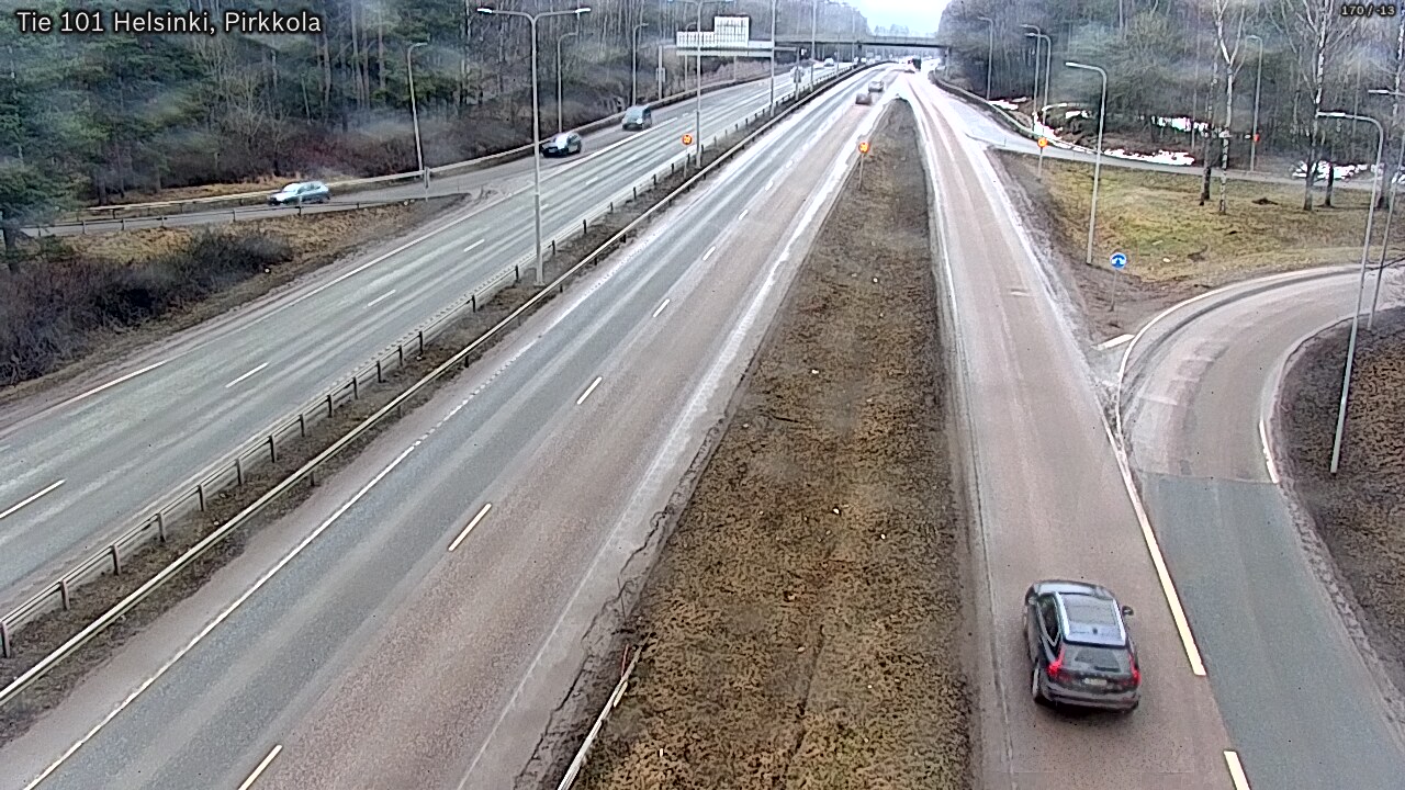 Weather Camera Image Väg 101 Helsingfors Britas, Helsinki, Uusimaa