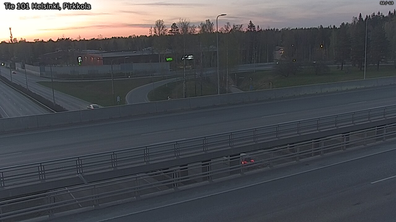 Weather Camera Image Väg 101 Helsingfors Britas, Helsinki, Uusimaa