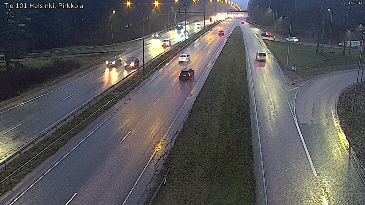 Weather Camera Image Väg 101 Helsingfors Britas, Helsinki, Uusimaa