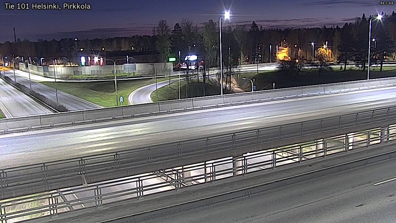 Weather Camera Image Road 101 Helsinki Pirkkola, Helsinki, Uusimaa