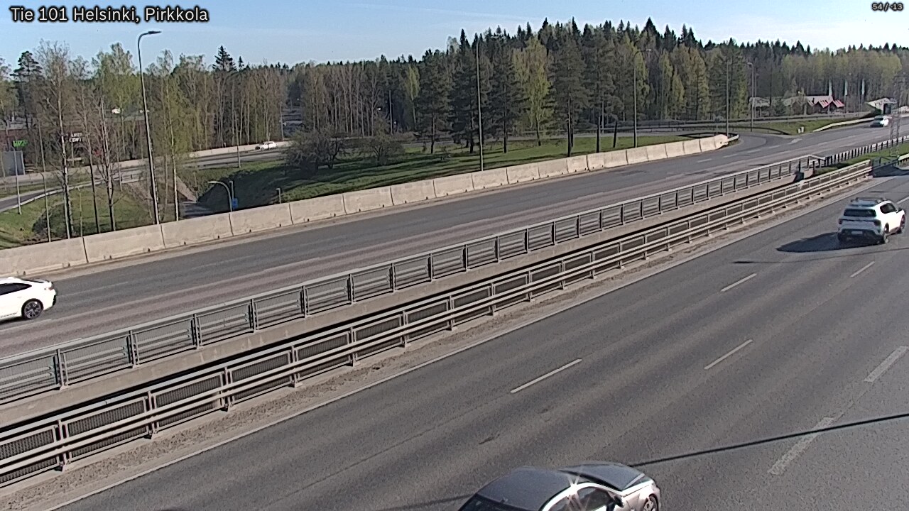 Weather Camera Image Väg 101 Helsingfors Britas, Helsinki, Uusimaa