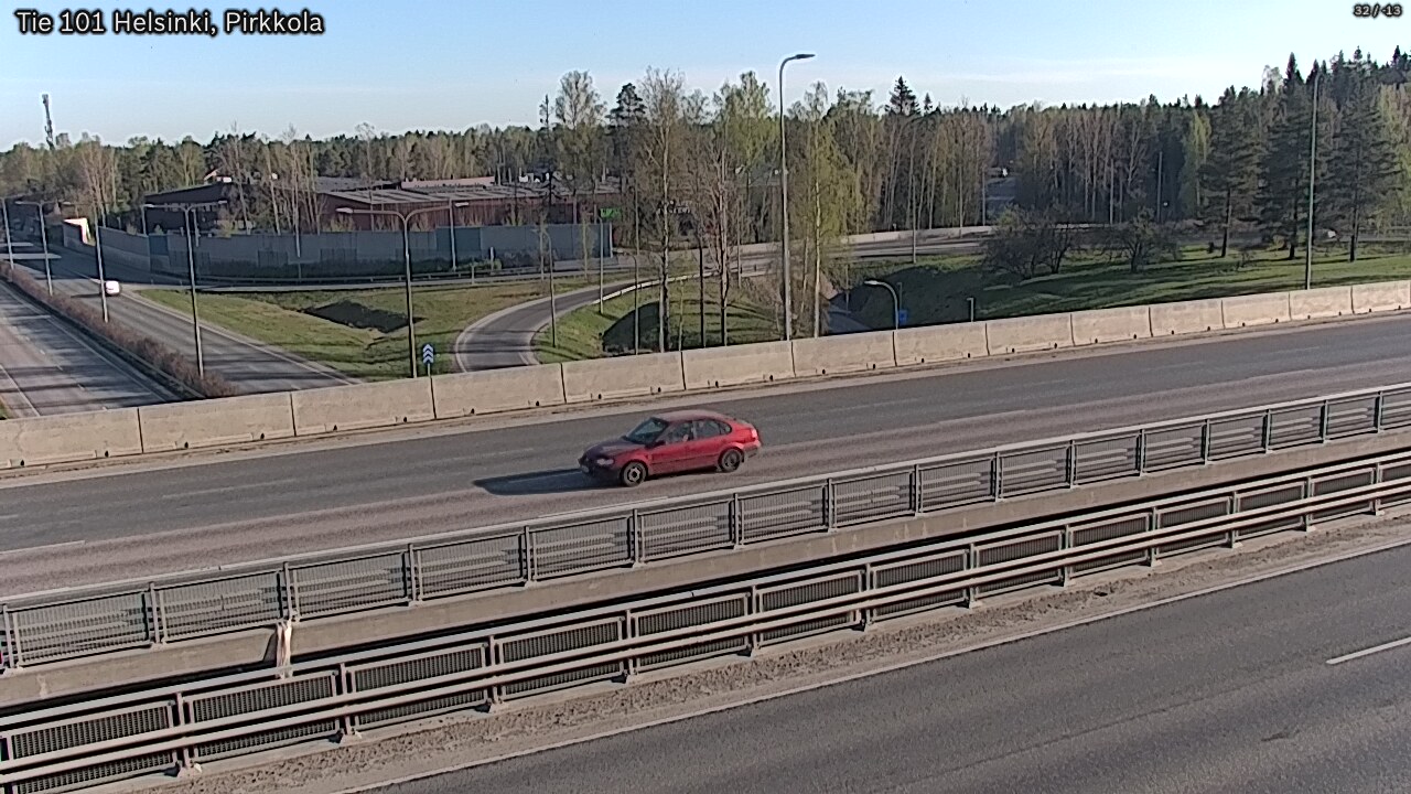 Weather Camera Image Road 101 Helsinki Pirkkola, Helsinki, Uusimaa