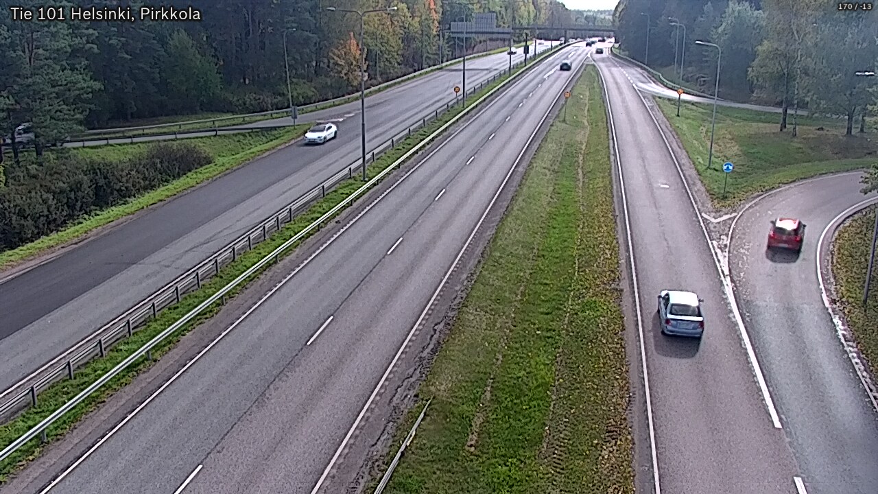 Weather Camera Image Väg 101 Helsingfors Britas, Helsinki, Uusimaa