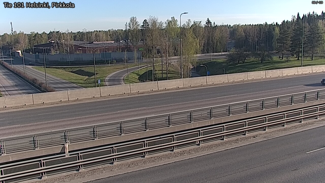 Weather Camera Image Road 101 Helsinki Pirkkola, Helsinki, Uusimaa