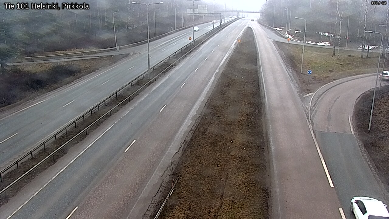 Weather Camera Image Väg 101 Helsingfors Britas, Helsinki, Uusimaa