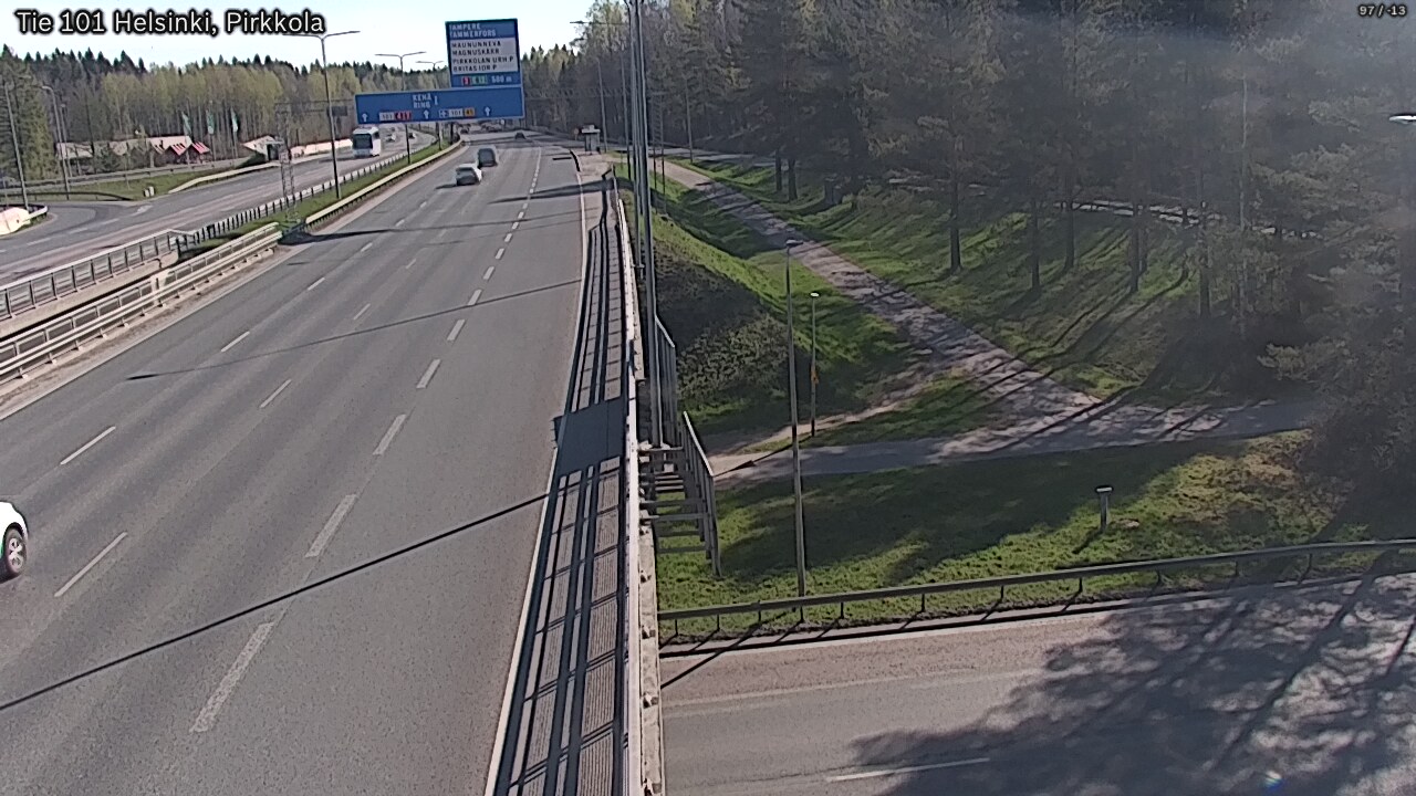 Weather Camera Image Väg 101 Helsingfors Britas, Helsinki, Uusimaa