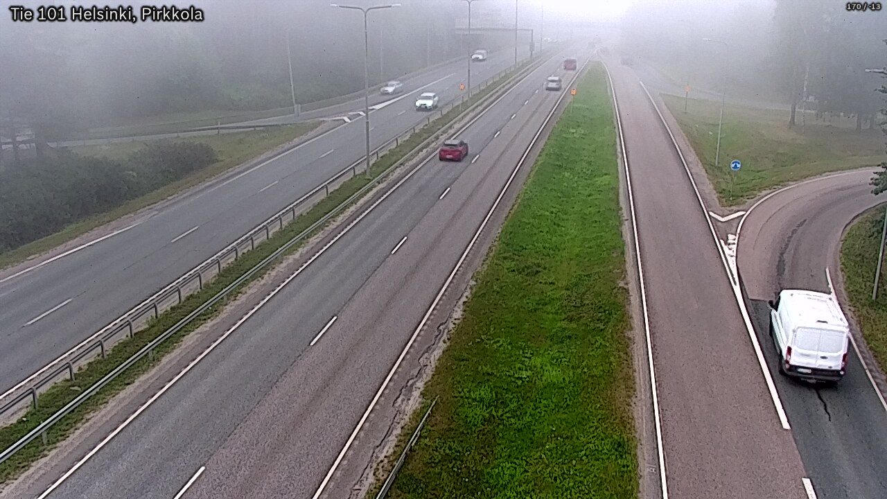 Weather Camera Image Väg 101 Helsingfors Britas, Helsinki, Uusimaa