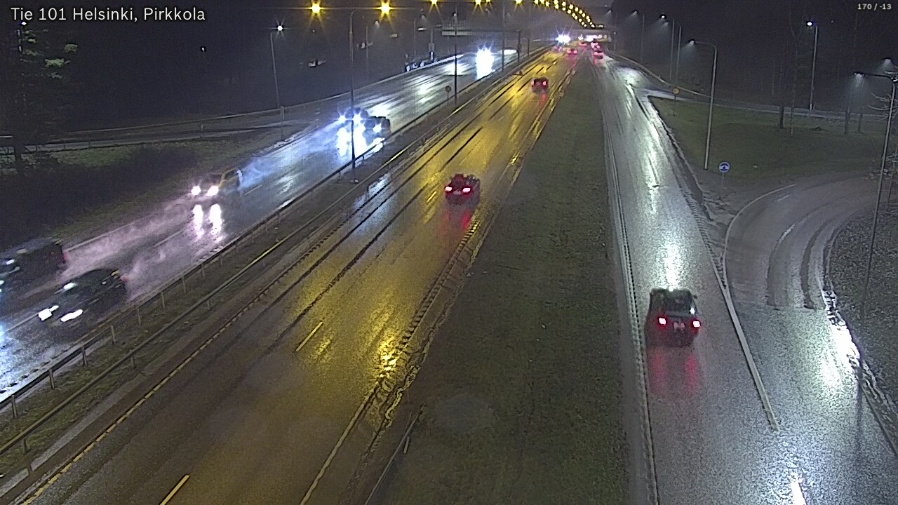 Weather Camera Image Väg 101 Helsingfors Britas, Helsinki, Uusimaa