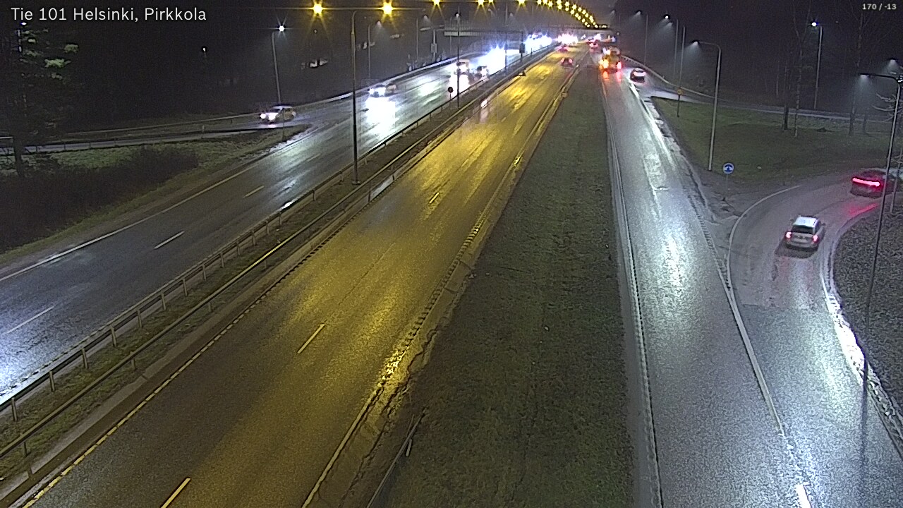 Weather Camera Image Väg 101 Helsingfors Britas, Helsinki, Uusimaa